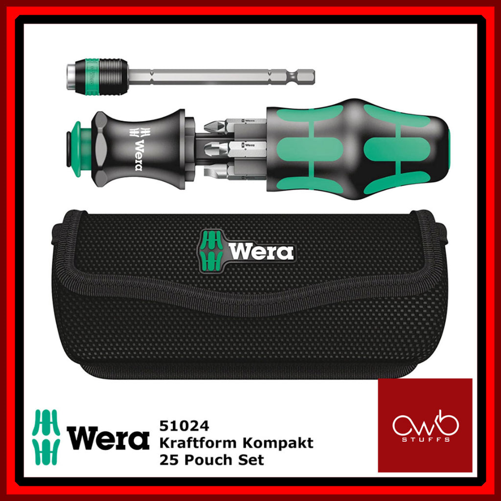 Wera - Kraftform Kompakt 25 Pouch Set - 051024