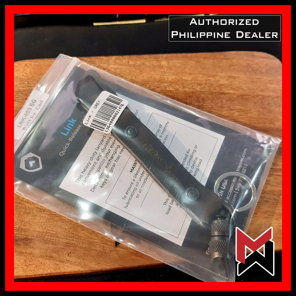 Trayvax Link Lanyard - Steel Grey - Trayvax Wallet