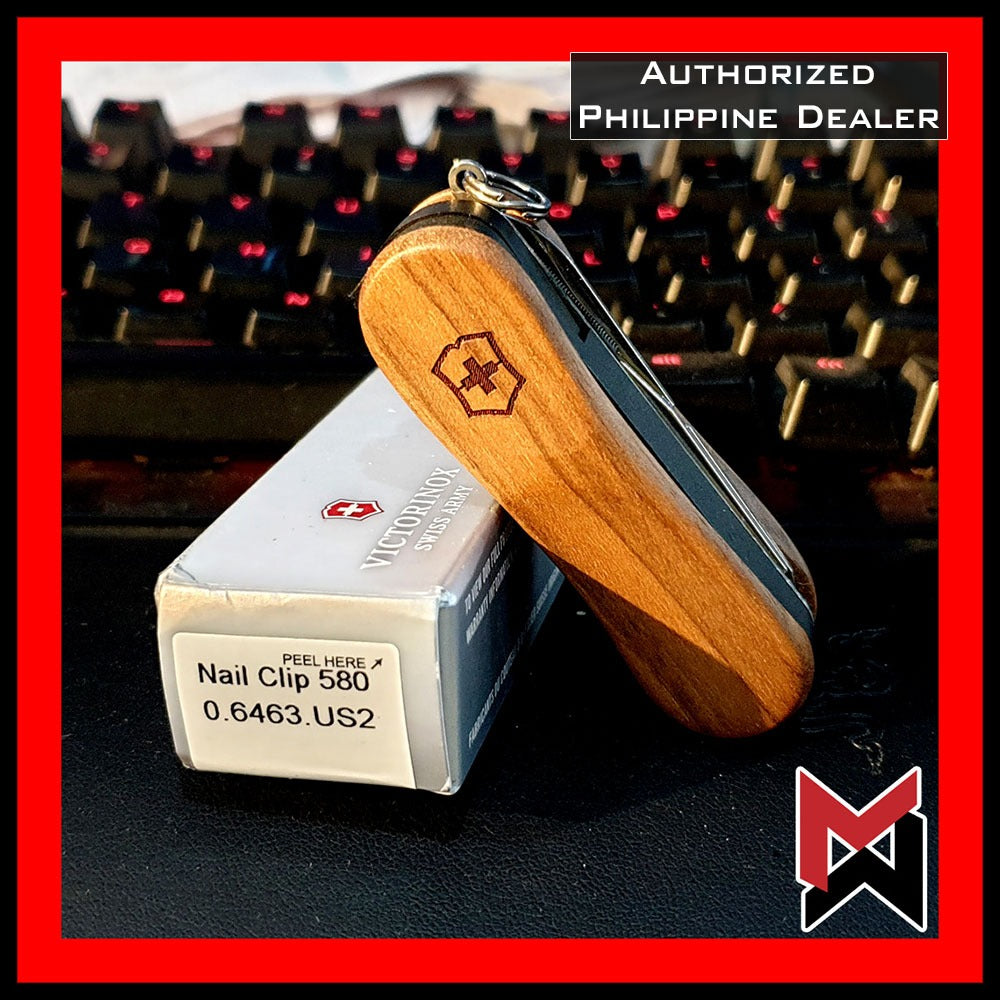 Victorinox Nail Clip Wood 580 - Wood Walnut