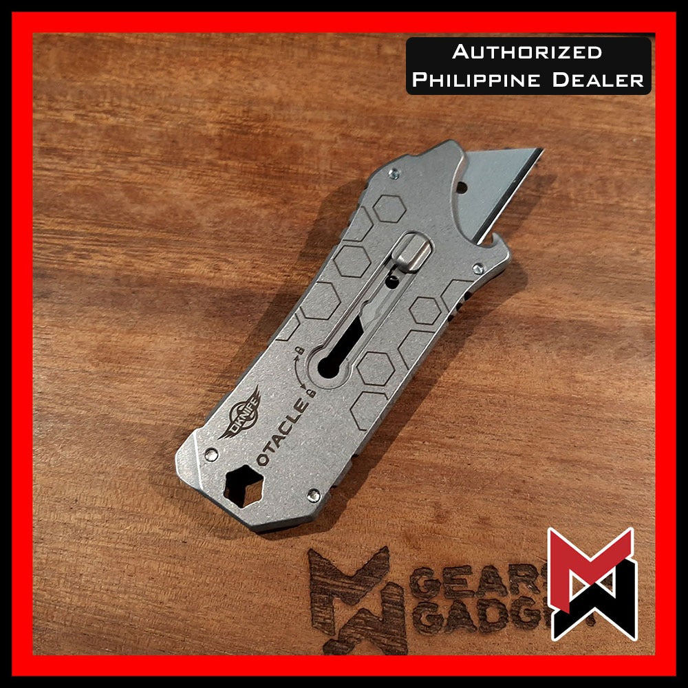 Olight Otacle - Carbon Fiber - Utility Knife Blade Box Cutter Multitool