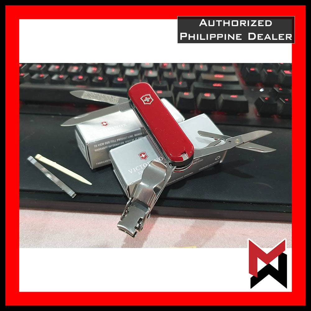 Victorinox Nail Clip 580 RED Nail Cutter / Nail Clipper Swiss Army Knife