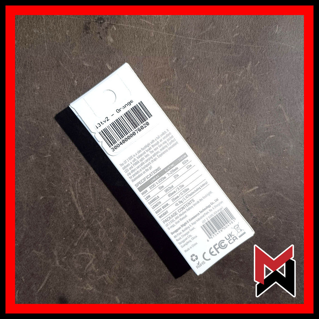 Olight i3T 2 v2 - Orange - LED Flashlight