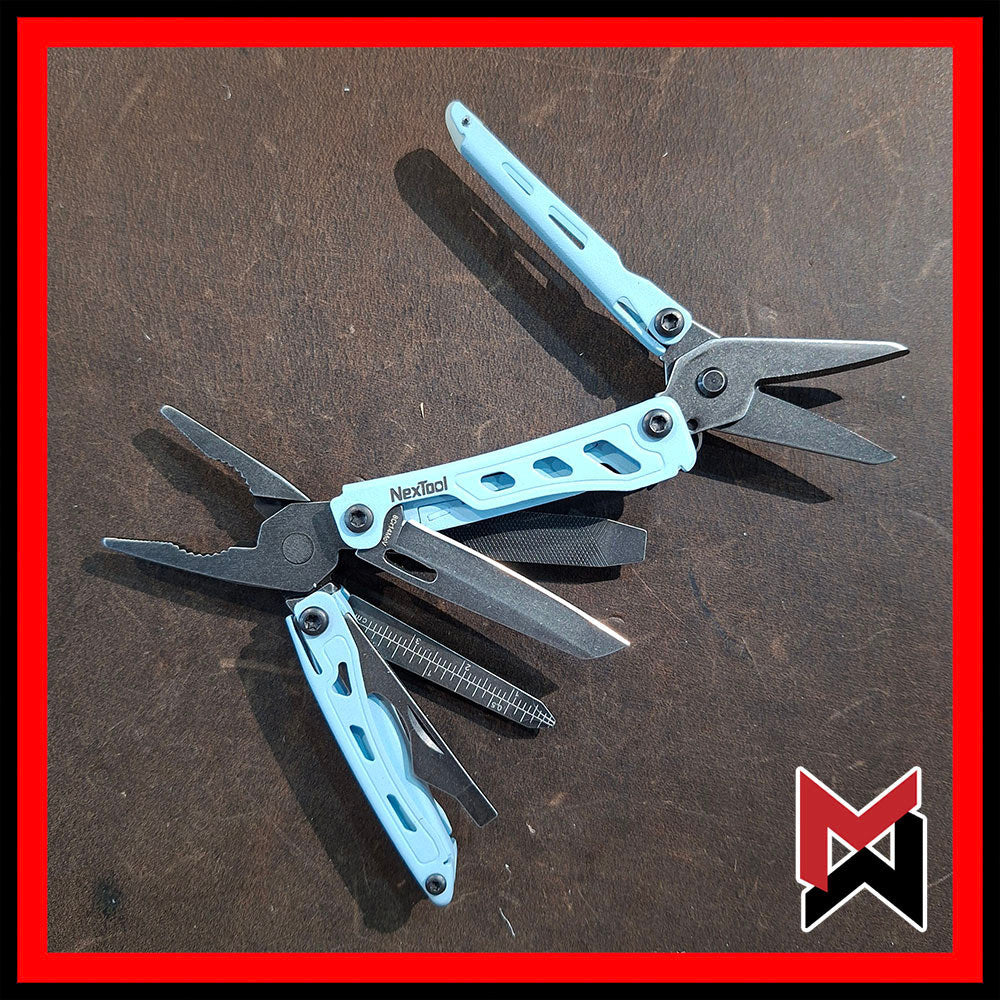 Nextool - F12 Mini Flagship F12 - Blue - EDC Keychain Multitool