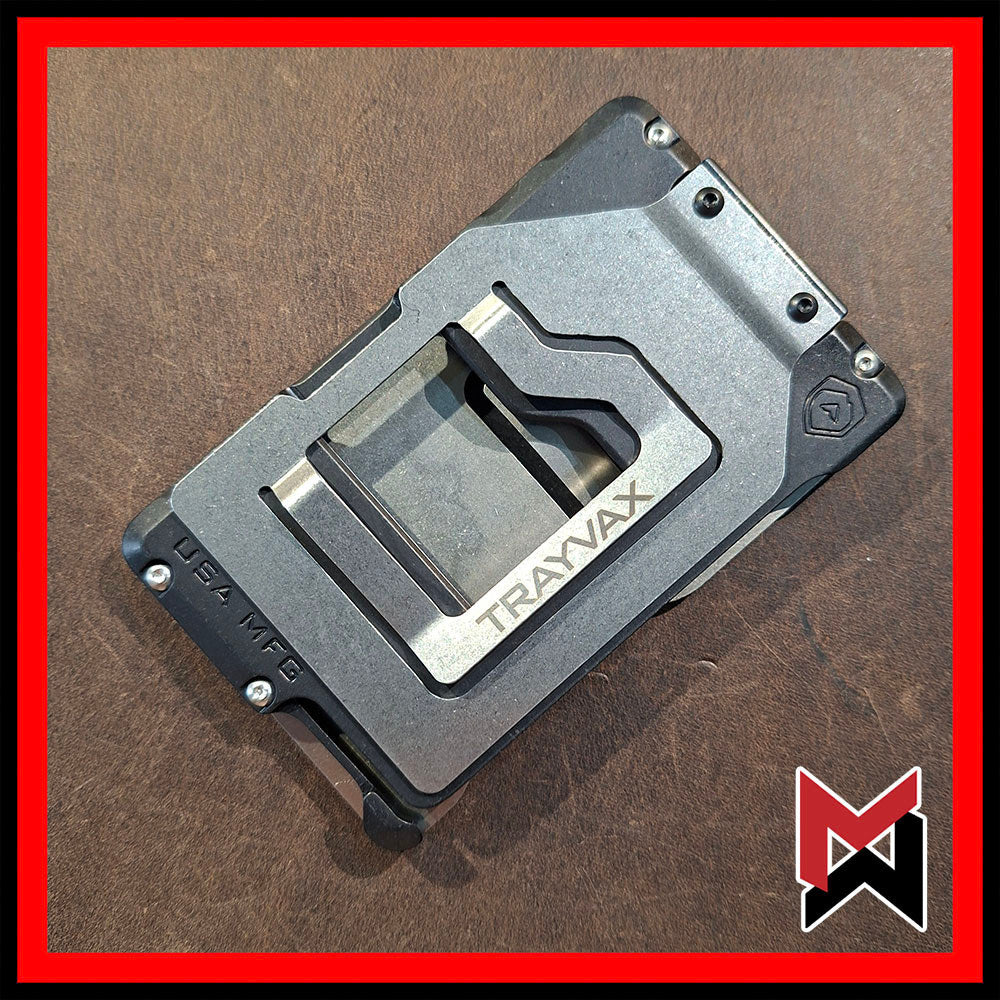 Trayvax - Traverse - Black - Magsafe Kickstand Wallet