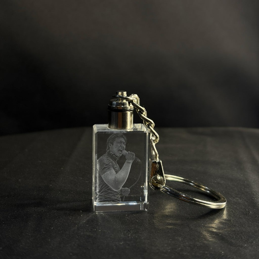 3D Crystal Photo Engraving w/ USB LED Light Base- Personalized Gift on Glass Crystal