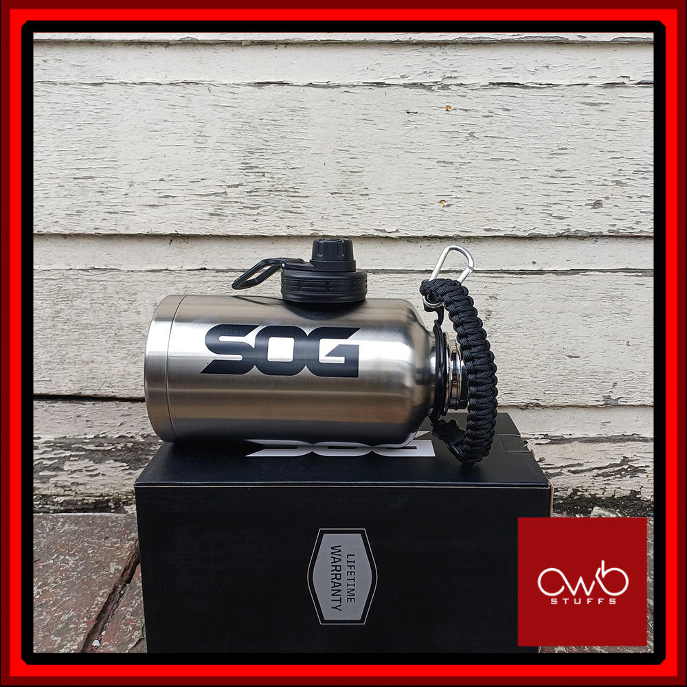 SOG - 1.9L Stainless Steel Vacuum Insulated Camping Jug - 64oz