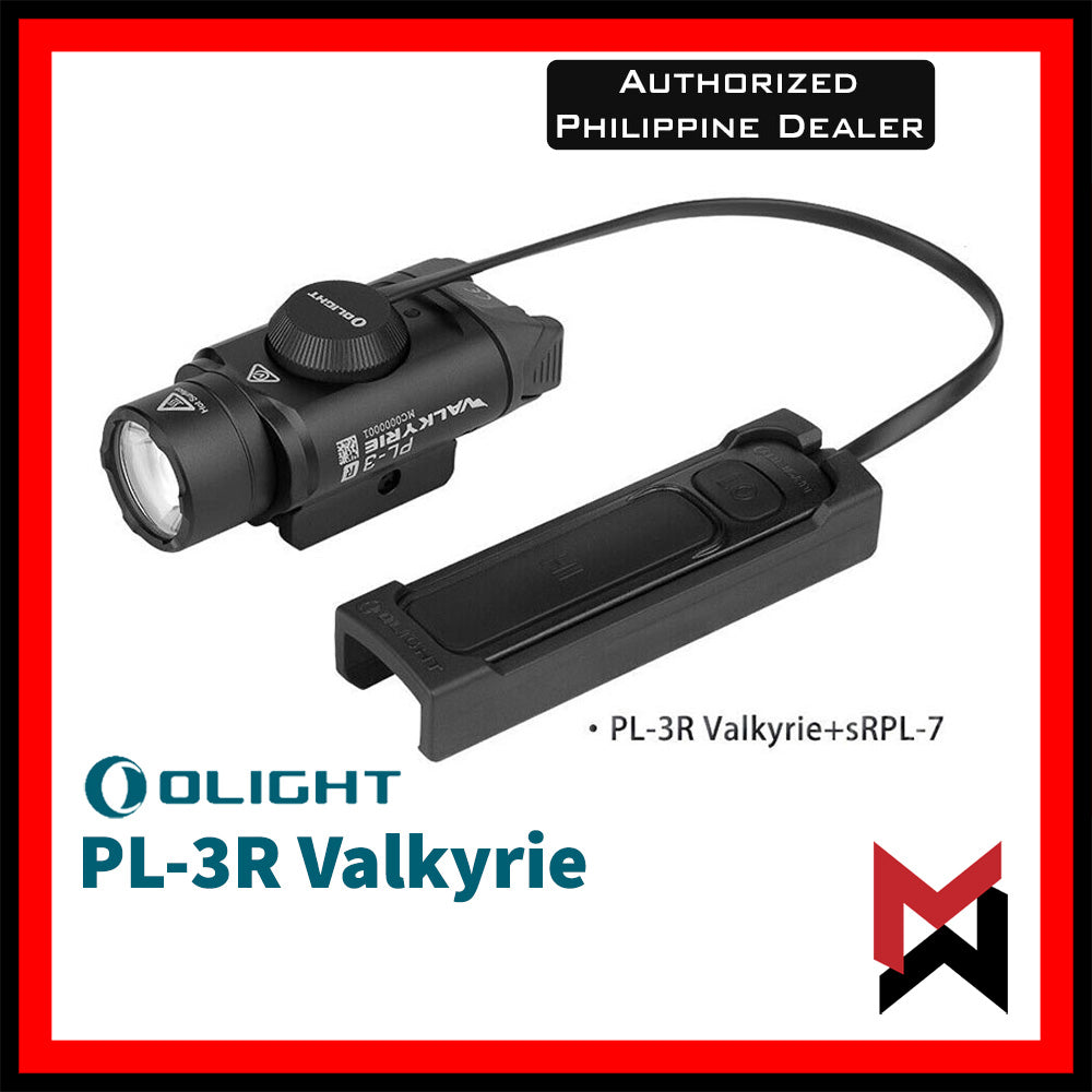 Olight PL-3R Valkyrie Rechargeable + sRPL-7 Remote Switch / PL3R SRPL7