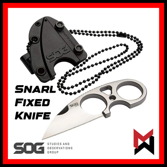 SOG Knife - Snarl - Daily Fixed Blade
