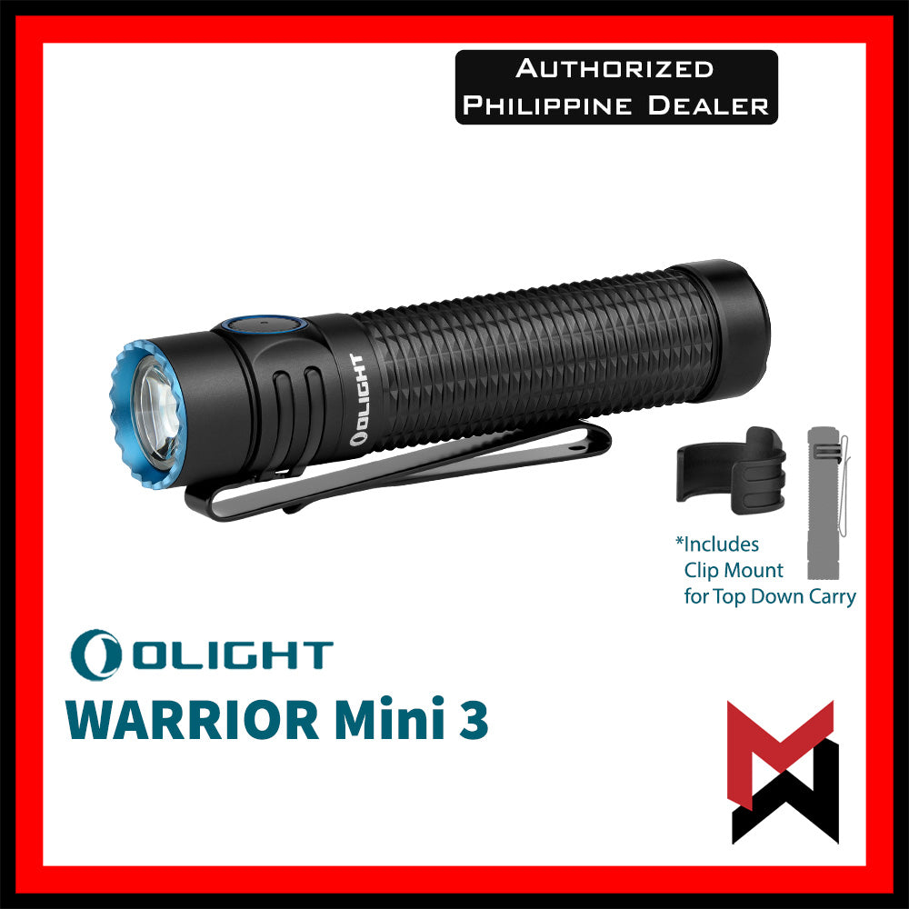 Olight Warrior Mini 3 - Black - 1750 Lumens LED Flashlight