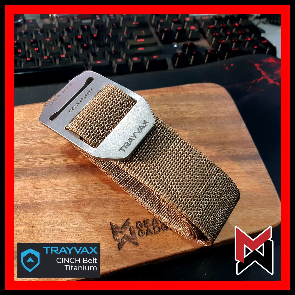 Trayvax Cinch Belt - Titanium Ti