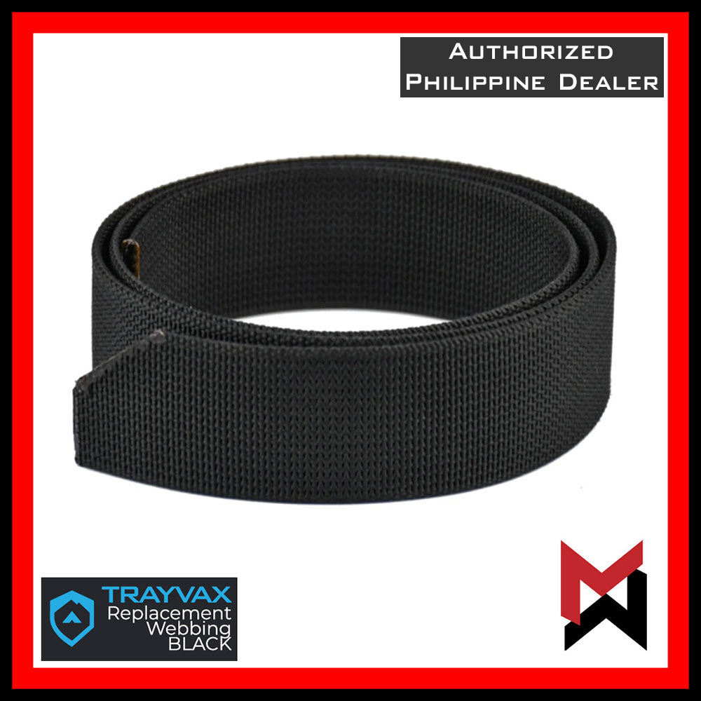 Trayvax Cinch - Webbing Belt Strap Only - Black / Tan