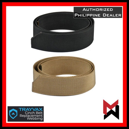 Trayvax Cinch - Webbing Belt Strap Only - Black / Tan