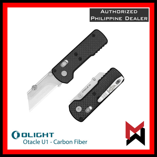 Olight - Otacle U1 - Carbon Fiber - Utility Knife Blade Box Cutter Multitool