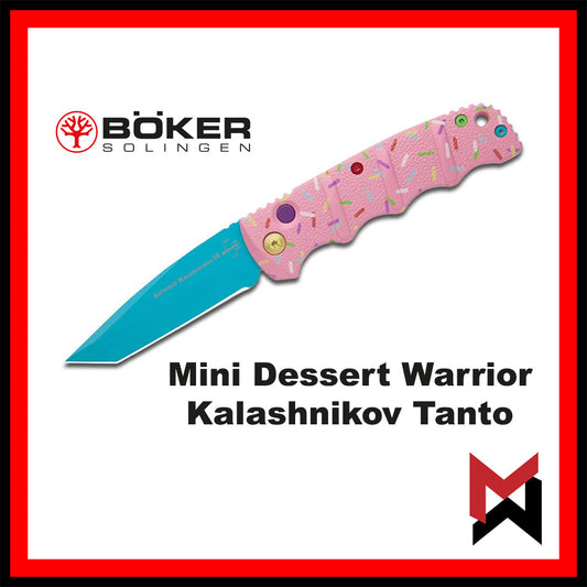 Boker - MINI TANTO Dessert Warrior Kalashnikov Automatic Knife Donut - BladeHQ Limited Release