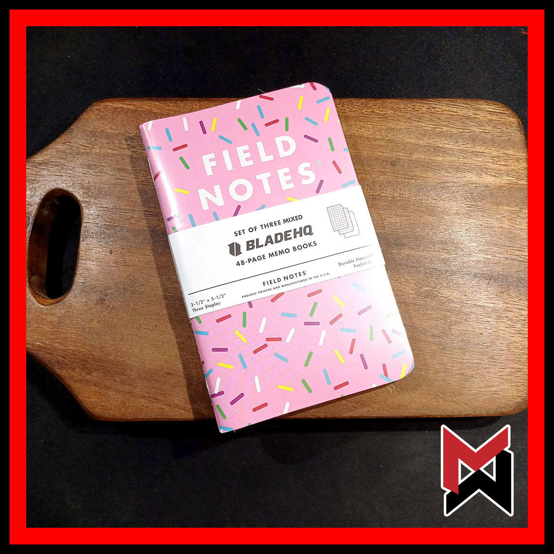 Field Notes Memo Ruled/Lined/Graph 3-Pack - Dessert Warrior Donut Theme