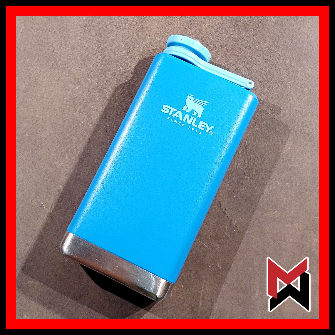 Stanley Classic Adventure Pre-Party Flask - Azure Blue