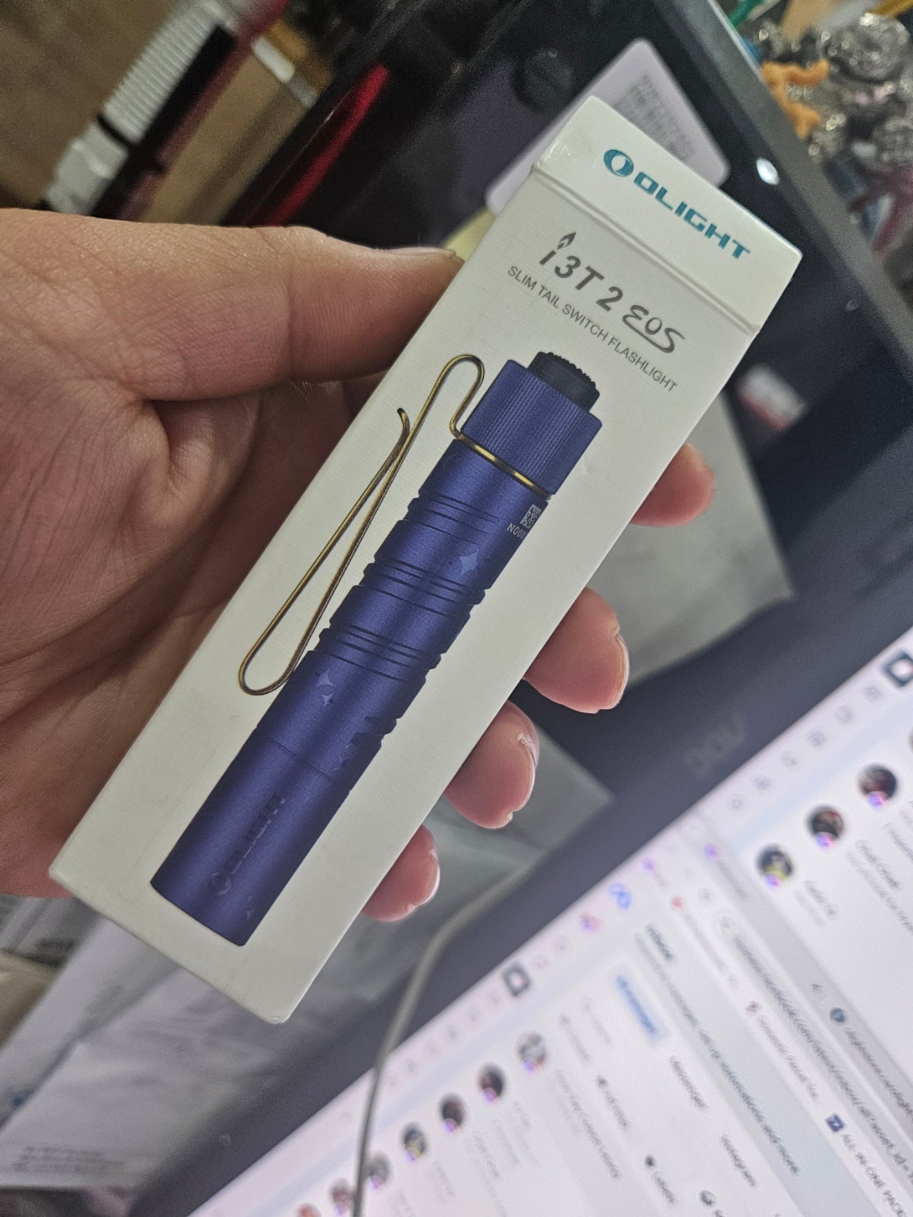 Olight Box Olight i3t V2 - Starry Blue Limited - Open Box – MW Gears and Gadgets
