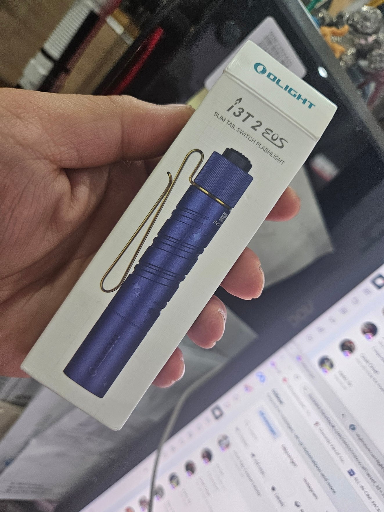 Olight i3t V2 - Starry Blue Limited - Open Box