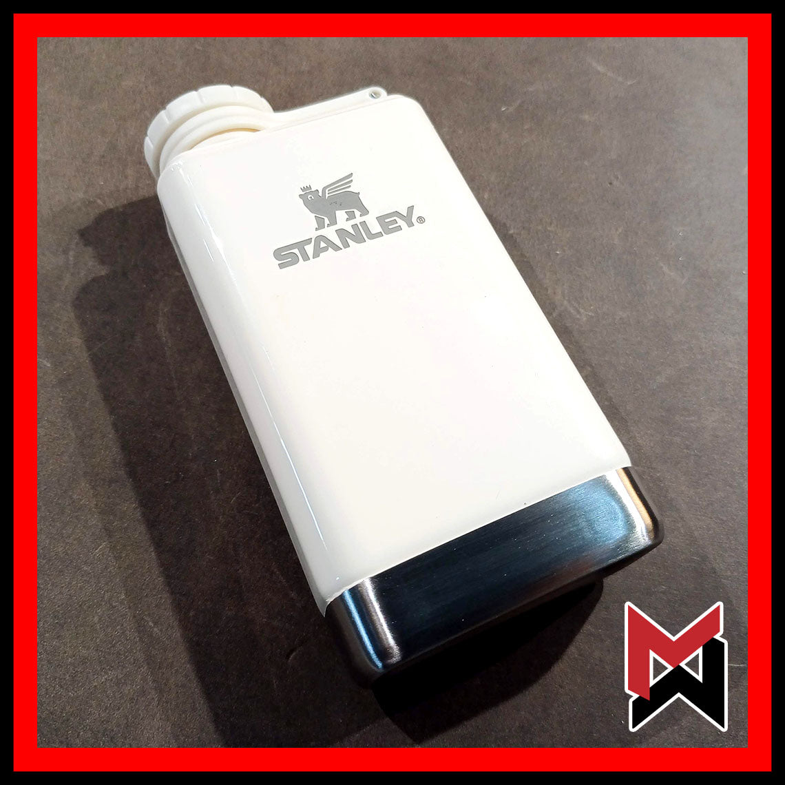 Stanley - Classic Pre Party MINI Flask - Cream Gloss White - Liquor and Spirit Flask