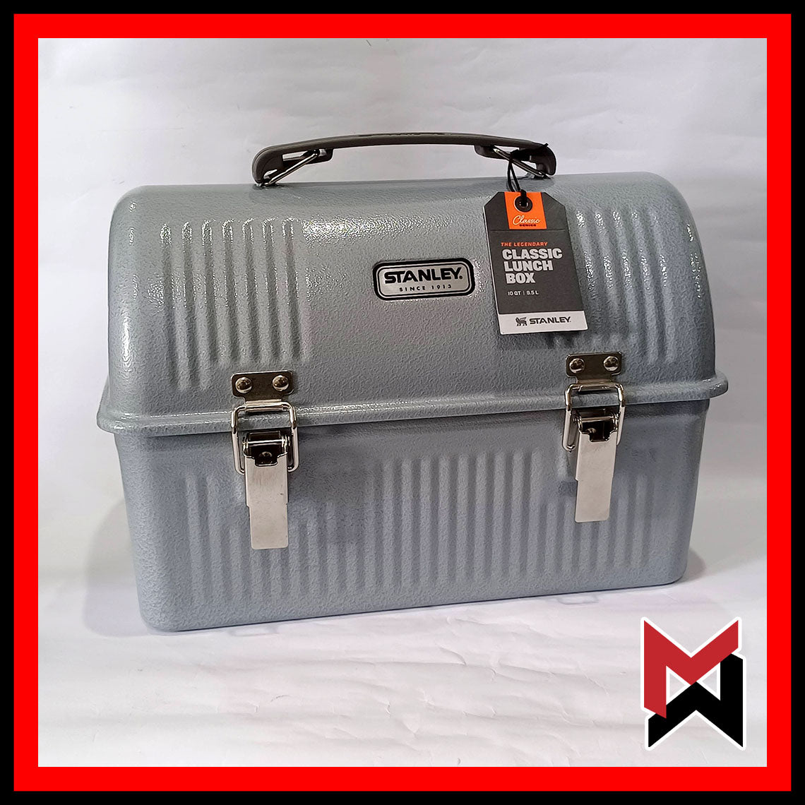 Stanley Classic Lunchbox - Hammertone Silver 10QT - Lunch Box