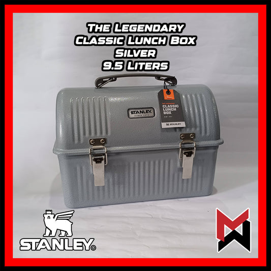 Stanley Classic Lunchbox - Hammertone Silver 10QT - Lunch Box