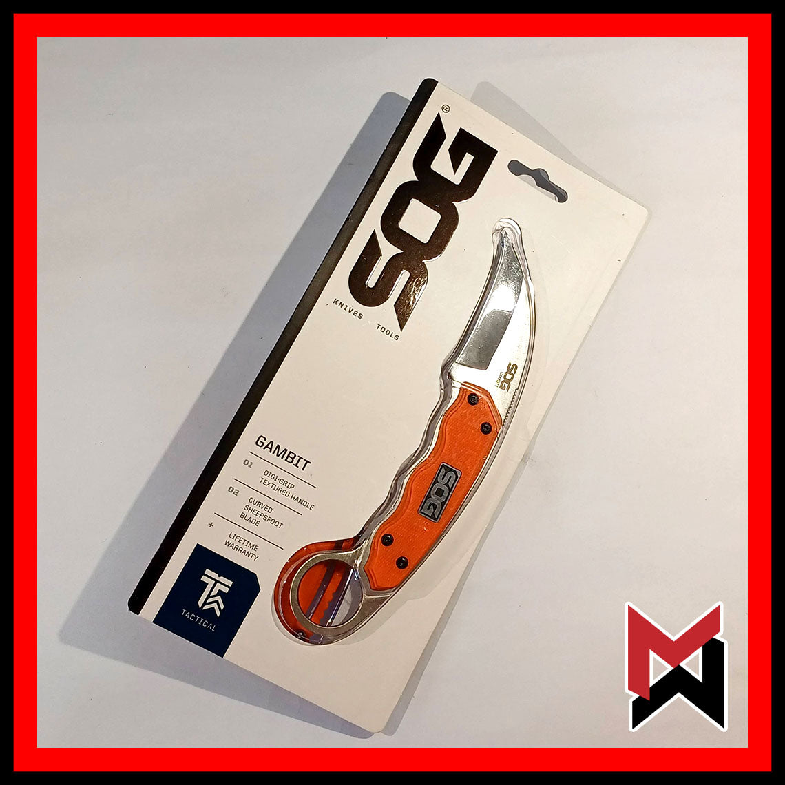 SOG Knife - Gambit - Orange