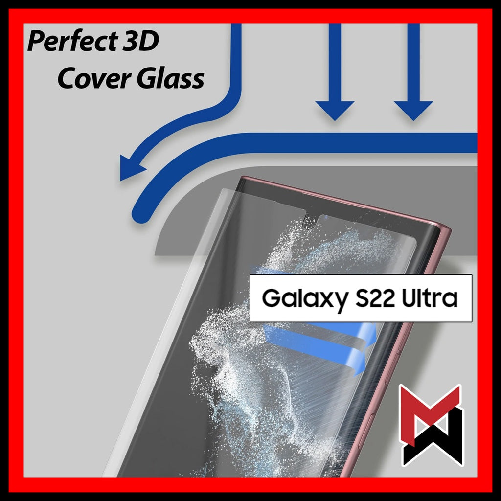 (2 Pack) Whitestone Dome Galaxy S22 Ultra Samsung -  Tempered Glass - Whitestonedome