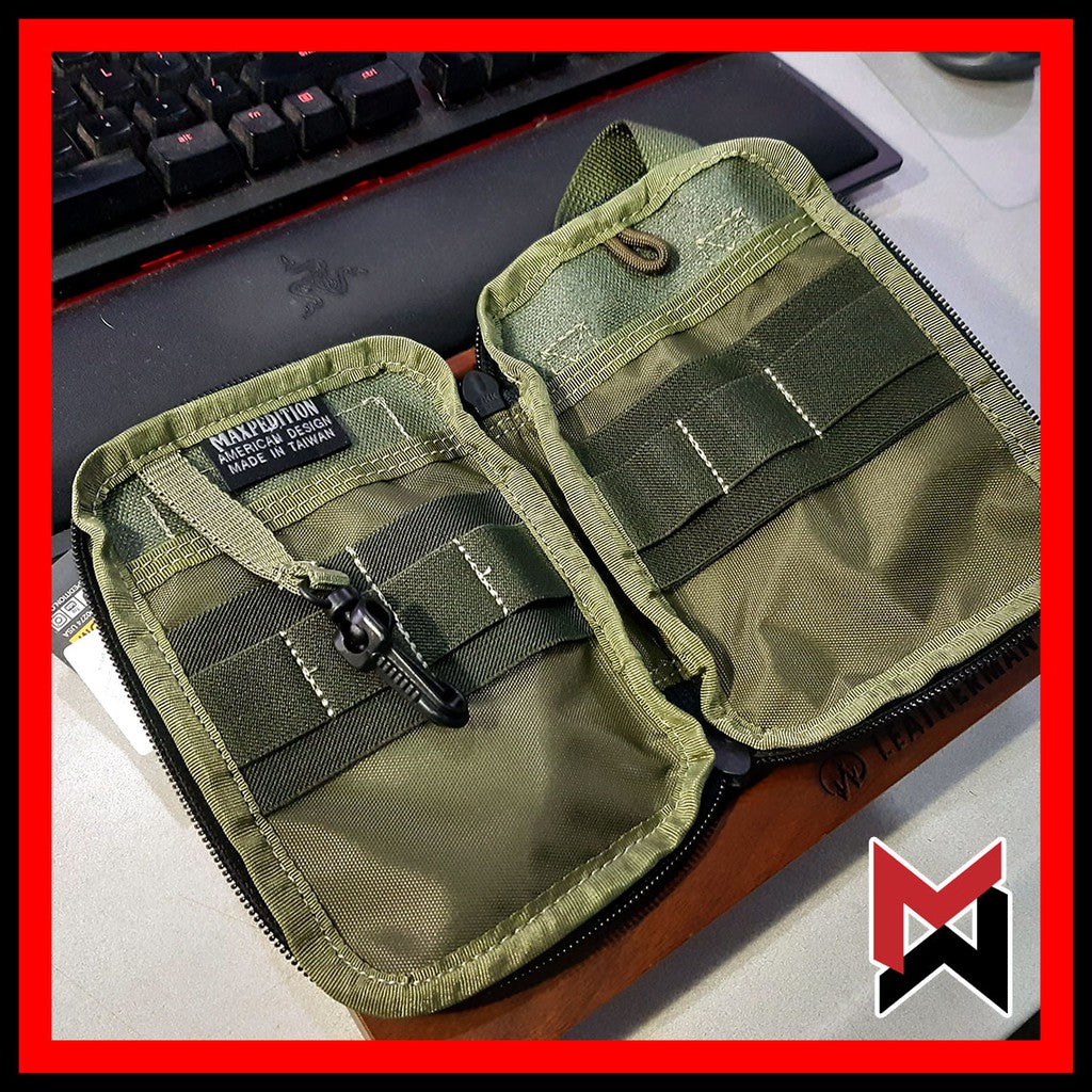 Maxpedition Mini Pocket Organizer - Khaki / OD Olive Drab Green / Black / Folliage Green