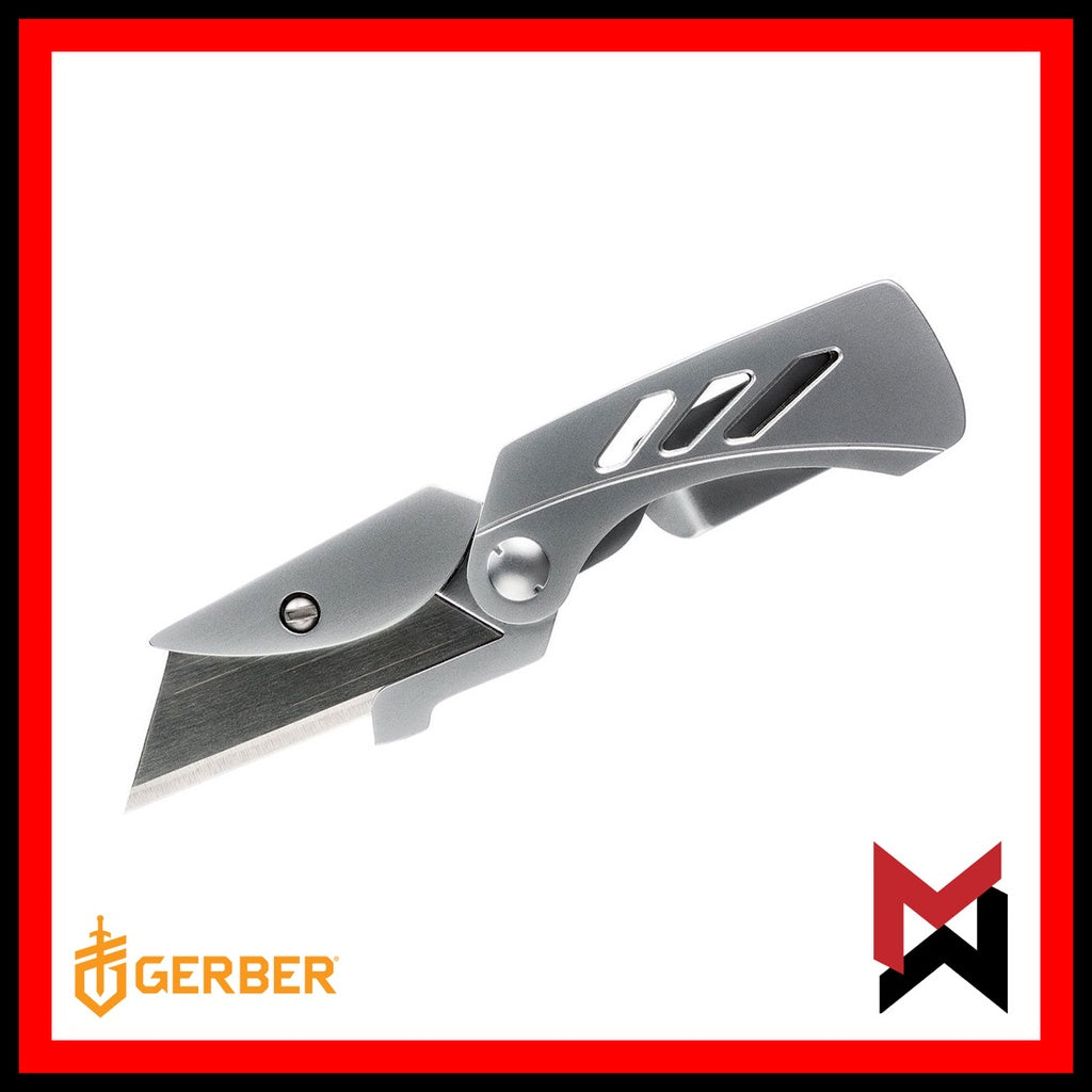 Gerber EAB LITE - Box Cutter / Package Opener - Utility Blade Holder w/ Liner Lock for Safety