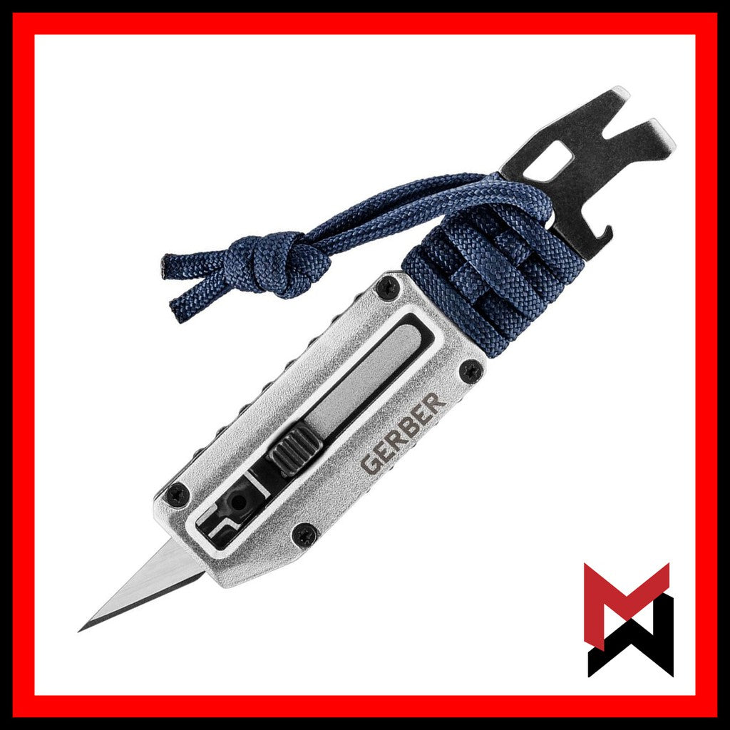 Gerber Prybrid X - Black / Silver Blue - Package Opener / Box Cutter