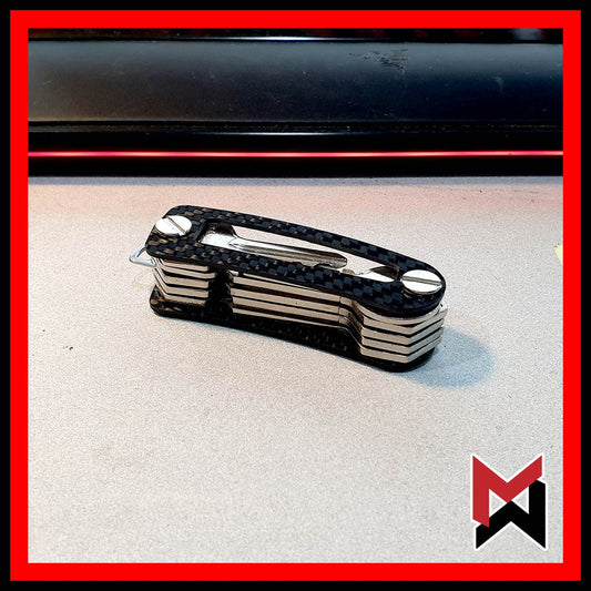 Model V Carbon Fiber Key Organizer Key Bar Key Chain