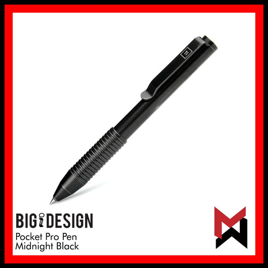 BIGiDESIGN - Ti Pocket Pro Pen - Midnight Black - Big Idea Design