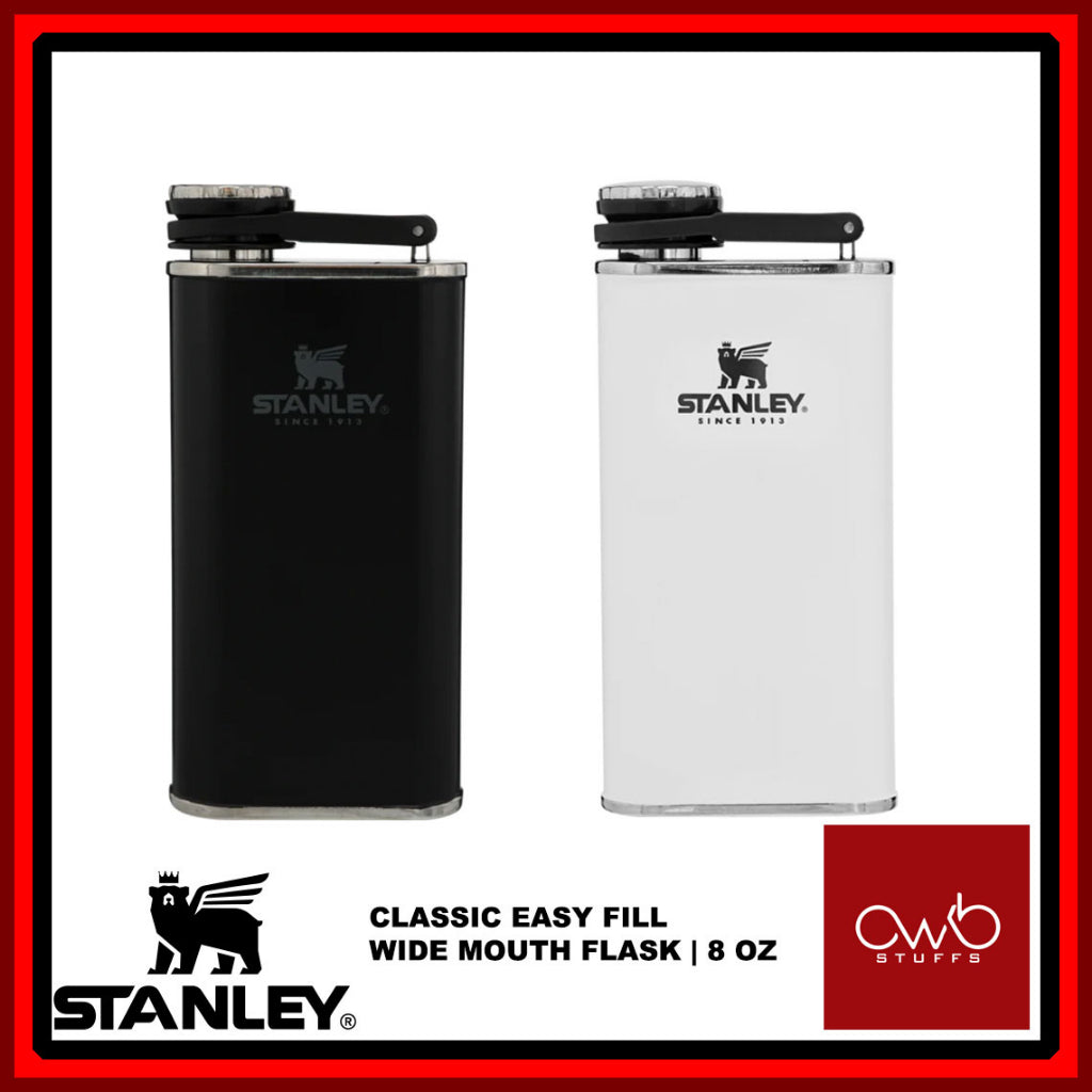 Stanley Classic Easy Fill Wide Mouth Flask 8oz Liquor Wine Flask