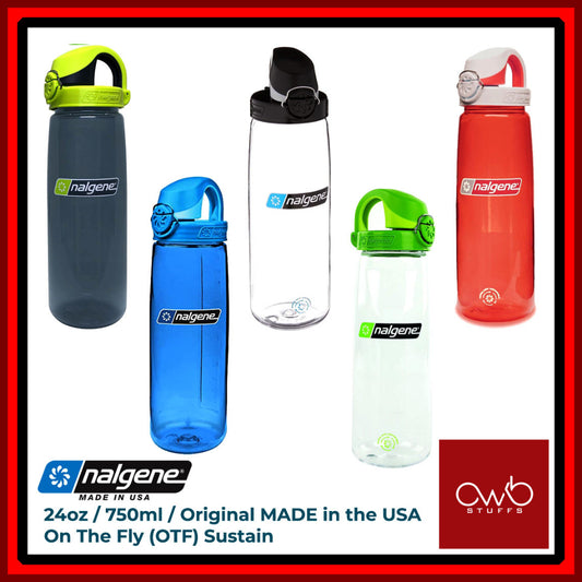 Nalgene OTF On the Fly Lock Top Sustain Bottle - 24oz 710ml
