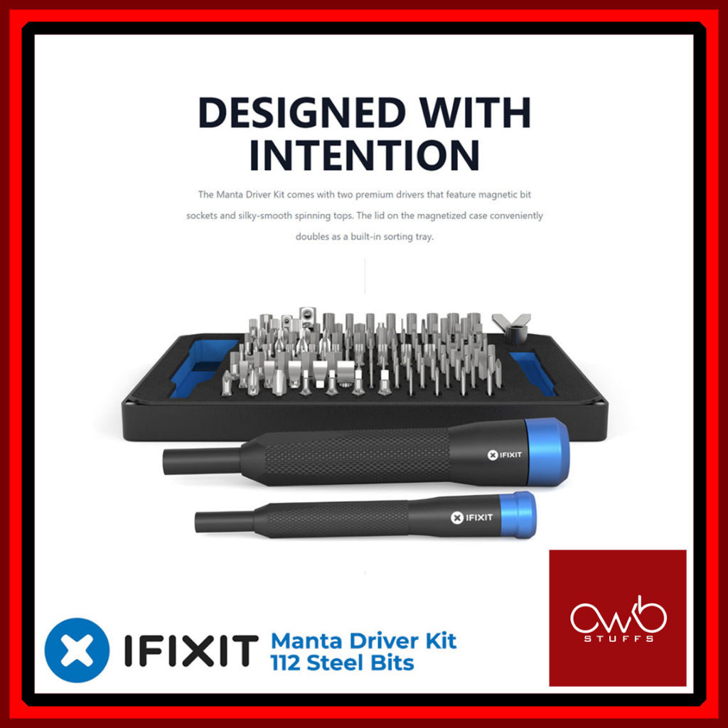 iFixit - Manta Universal Kit - 112 Bit Kit w/ Security Bits