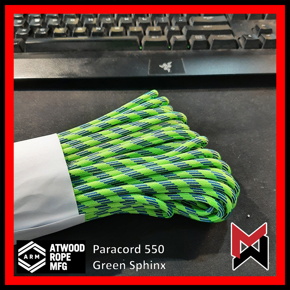 Atwood USA - Paracord 550 - 10ft Length - Set 2 of 4