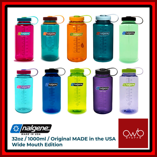 Nalgene Widemouth - 1000ml - 32oz Wide Mouth - Original Made in the USA