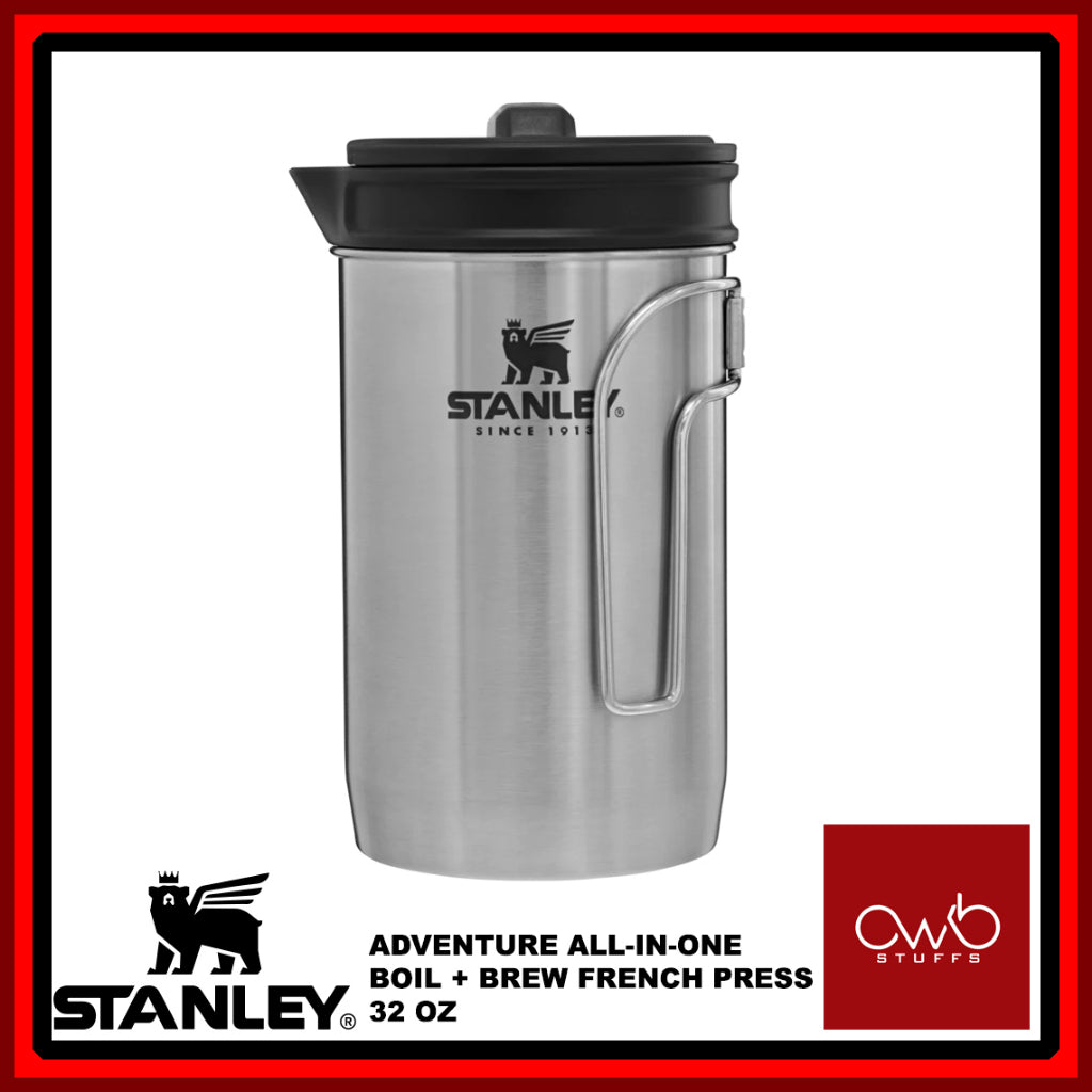 Stanley Adventure All-In-One Boil + Brew French Press 32oz  - Camping Mug