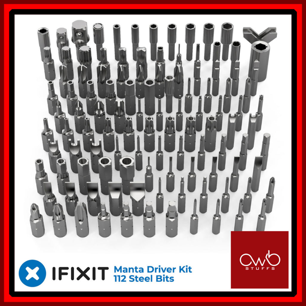 iFixit - Manta Universal Kit - 112 Bit Kit w/ Security Bits