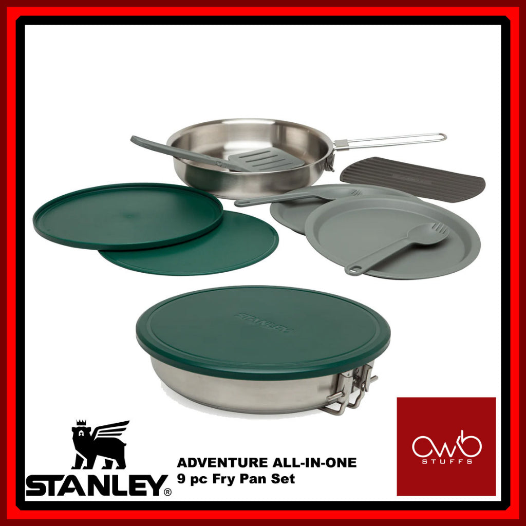 Stanley - ADVENTURE ALL-IN-ONE FRY PAN SET - 9 pc Frying Pan Set - Cookset Cook Set