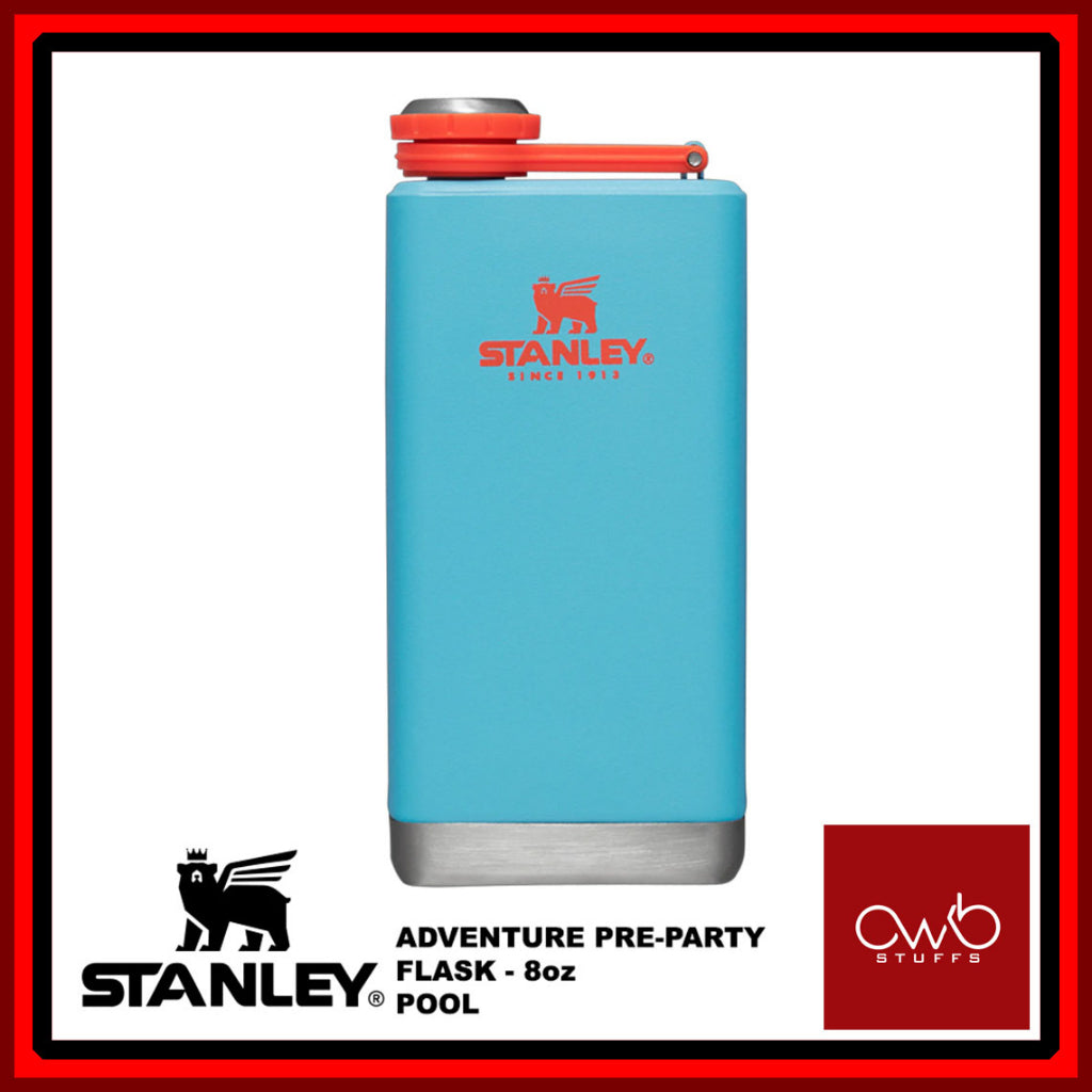 Stanley - Classic Pre-Party Flask 8oz - Liquor and Spirit Flask - Pool