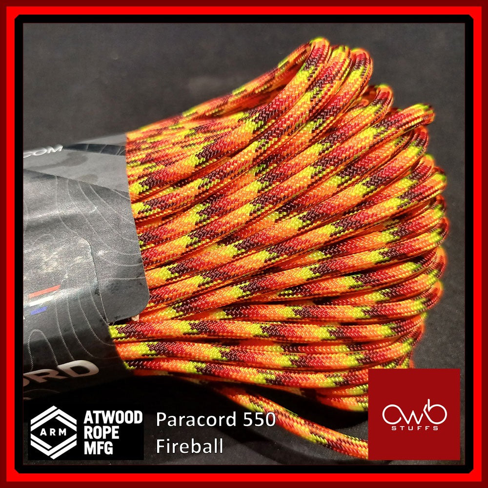 Atwood USA - Paracord 550 - 10ft Length - Set 1 of 4