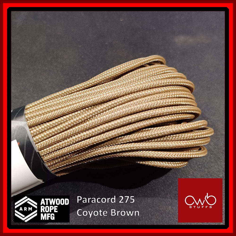 ATWOOD USA - Tactical Cord 275 - Set 2 of 2 (Special Pattern Set) - Paracord 3/32 4 Strand