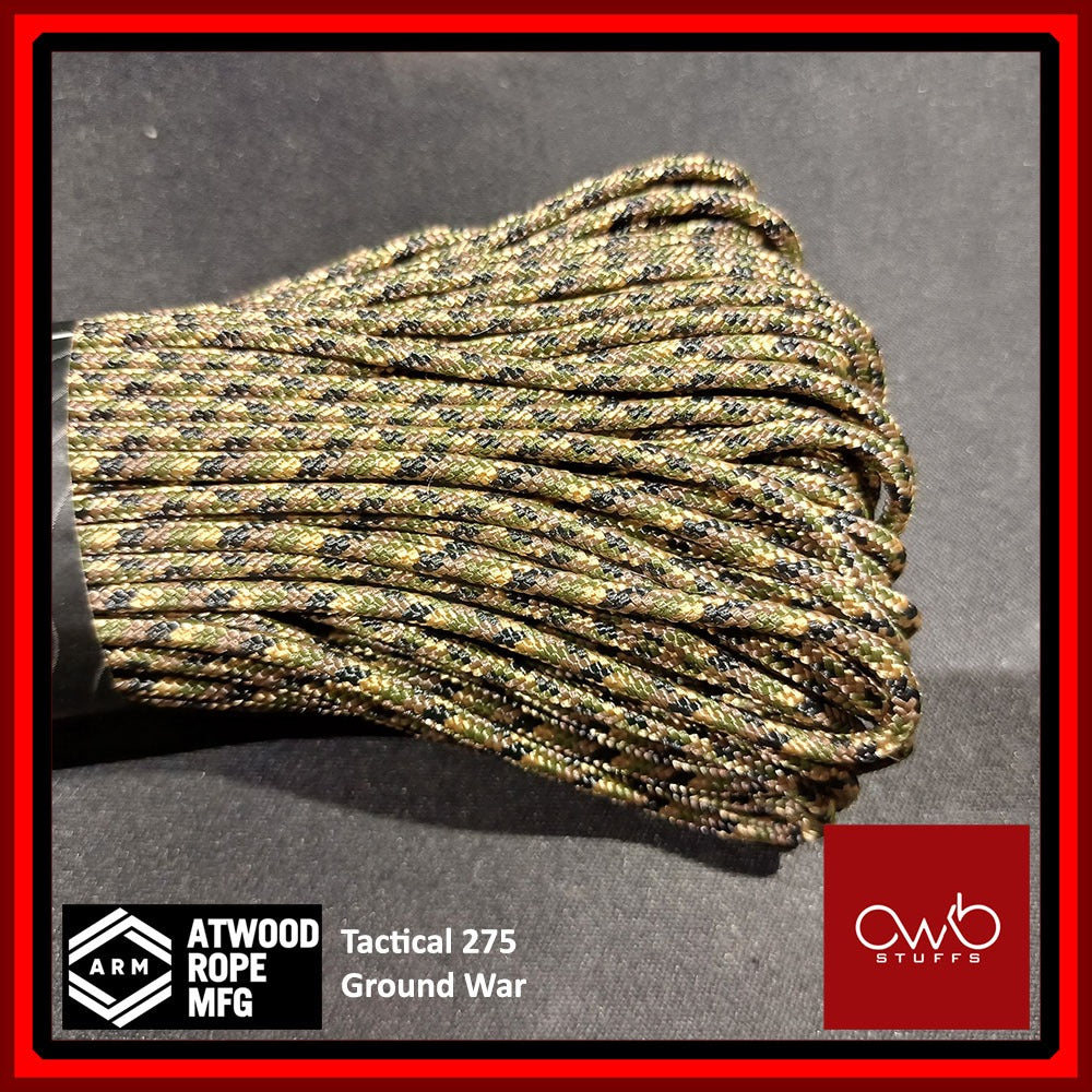 ATWOOD USA - Tactical Cord 275 - Set 1 of 2 - Paracord 3/32 4 Strand