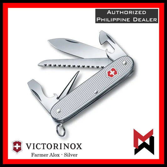 Victorinox - Farmer Alox Silver - Swiss Army Knife Multitool