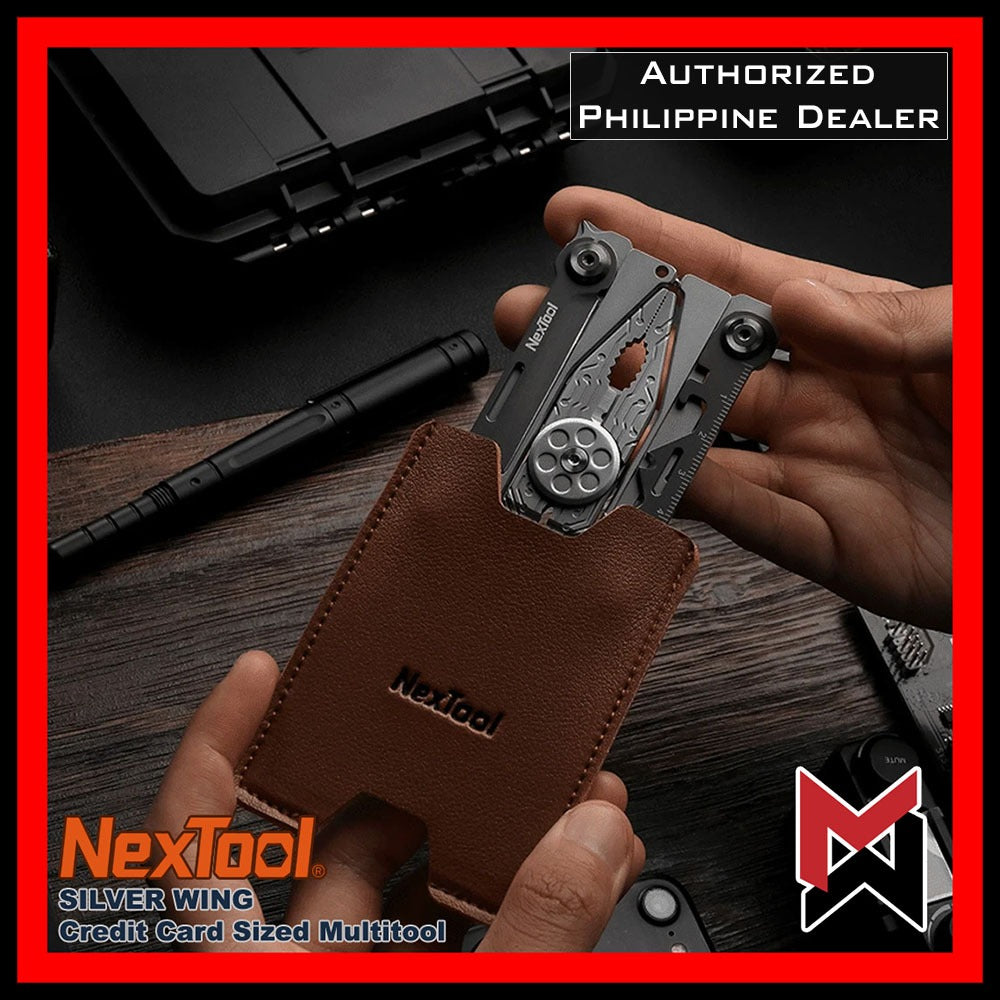 NexTool - Silver Wing - Credit Card Size Pliers Multitool - SilverWing