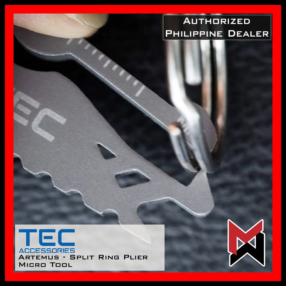 TEC - Ti Artemus - Titanium Split Ring Plier Micro-tool - Package Opener TEC Accessories