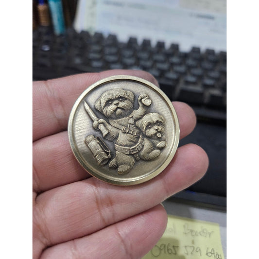 3D Coin Engraving - for Challenge Coin / EDC Coin Token