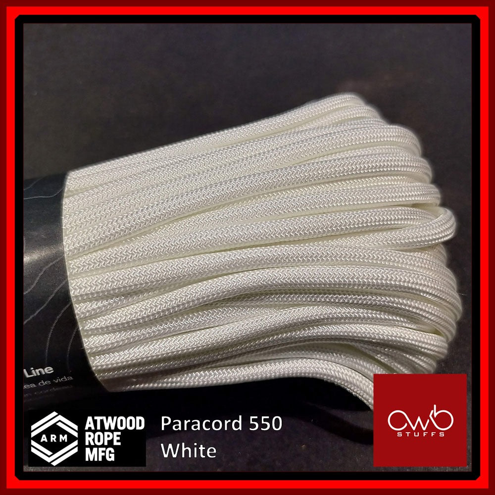 Atwood USA - Paracord 550 - 10ft Length - Plain Colors