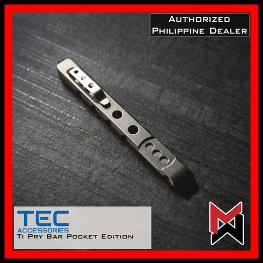 TEC - Ti-Pry Titanium Pry Bar - Pocket Edition - Titanium Prybar - TEC Accessories